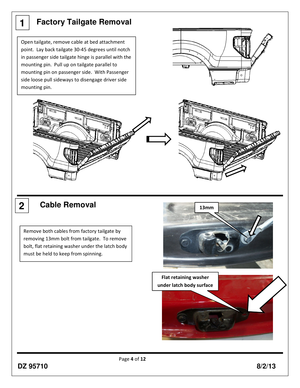 Dee Zee DZ95710 User Manual | Page 4 / 12