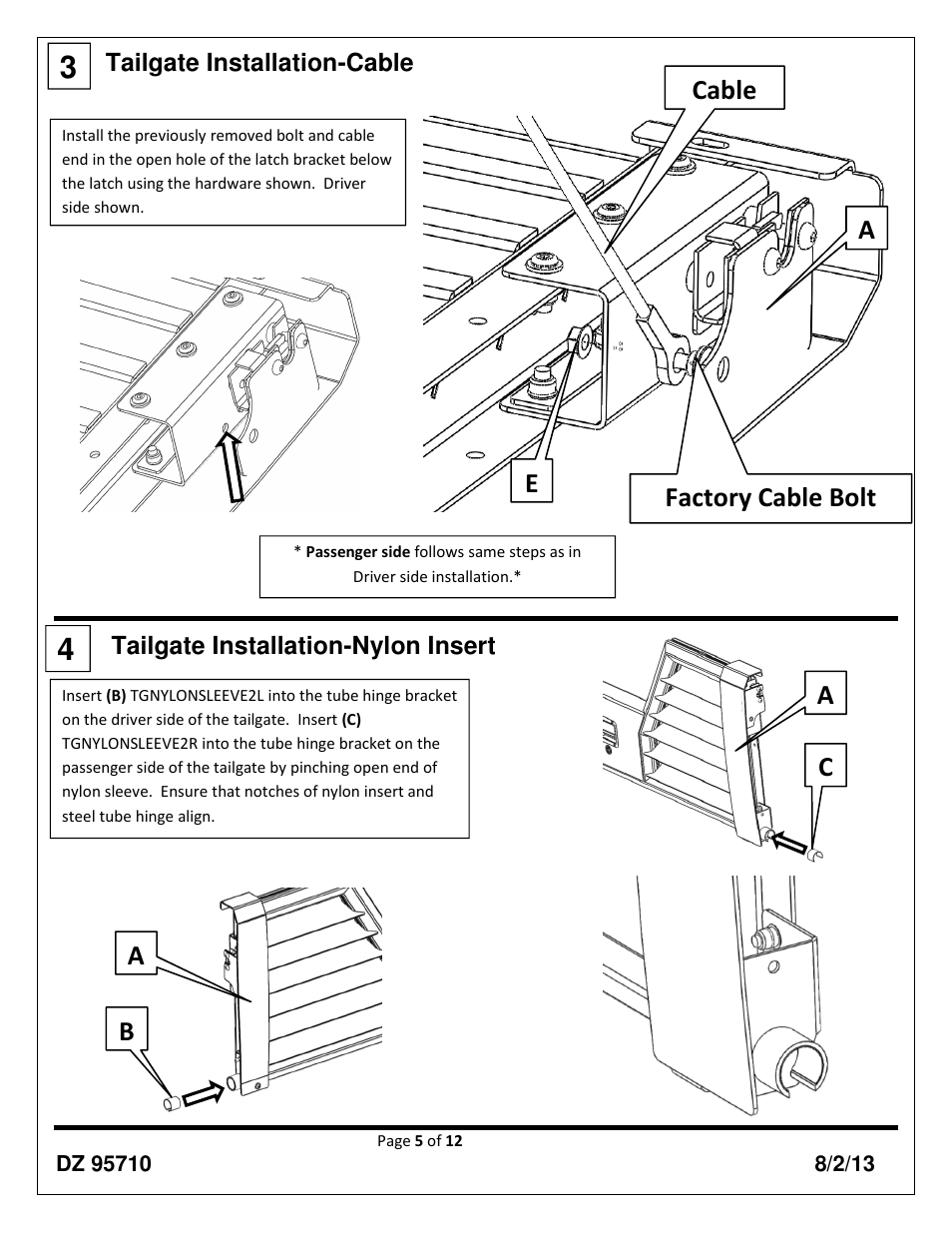 Dee Zee DZ95710 User Manual | Page 5 / 12