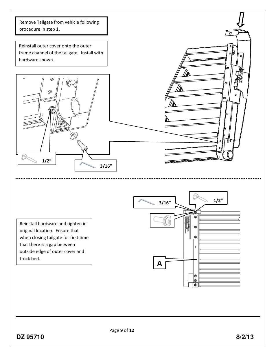 Dee Zee DZ95710 User Manual | Page 9 / 12