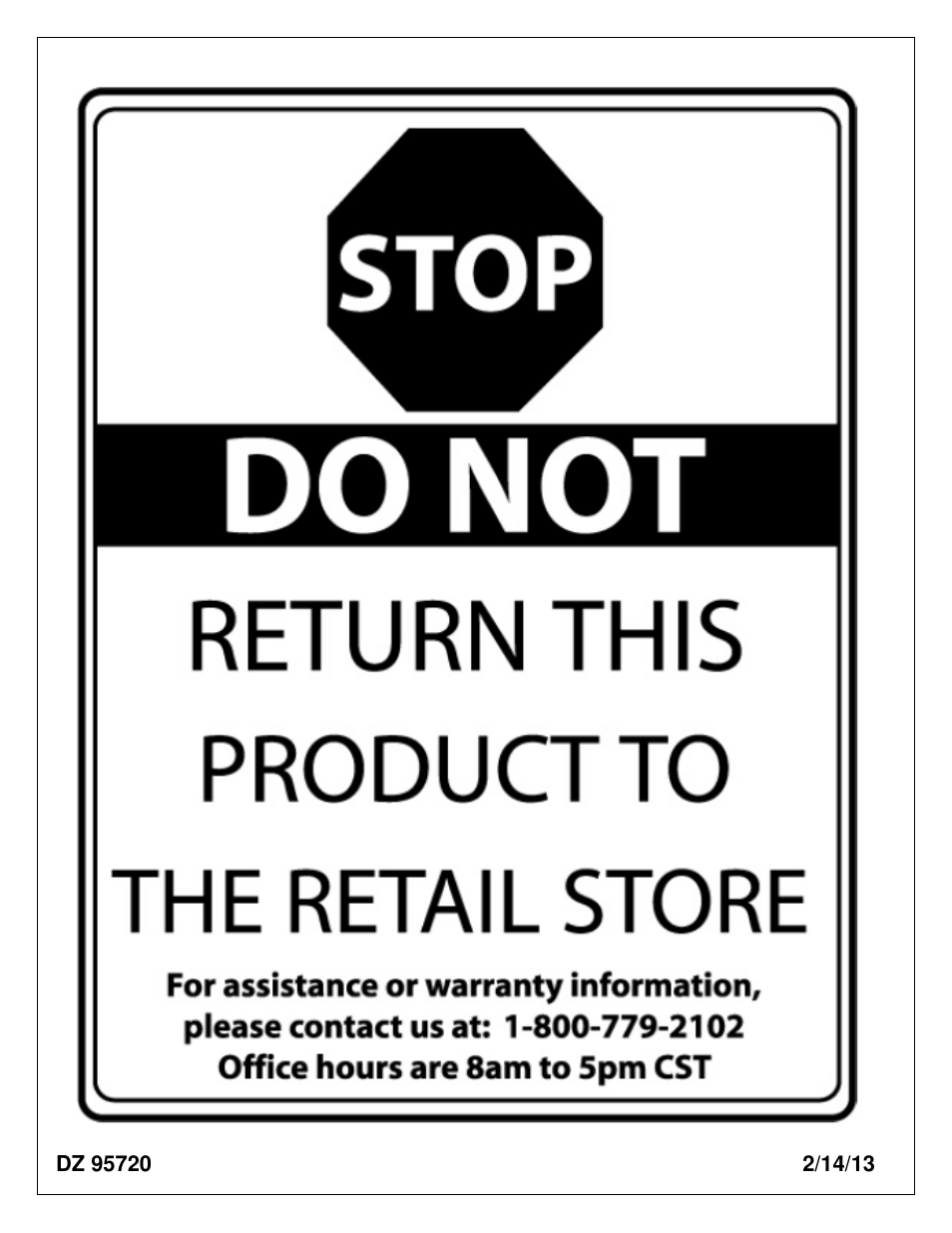 Dee Zee DZ95720 User Manual | 12 pages