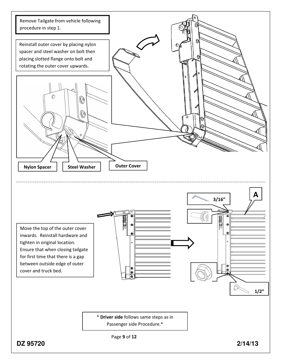 Dee Zee DZ95720 User Manual | Page 9 / 12
