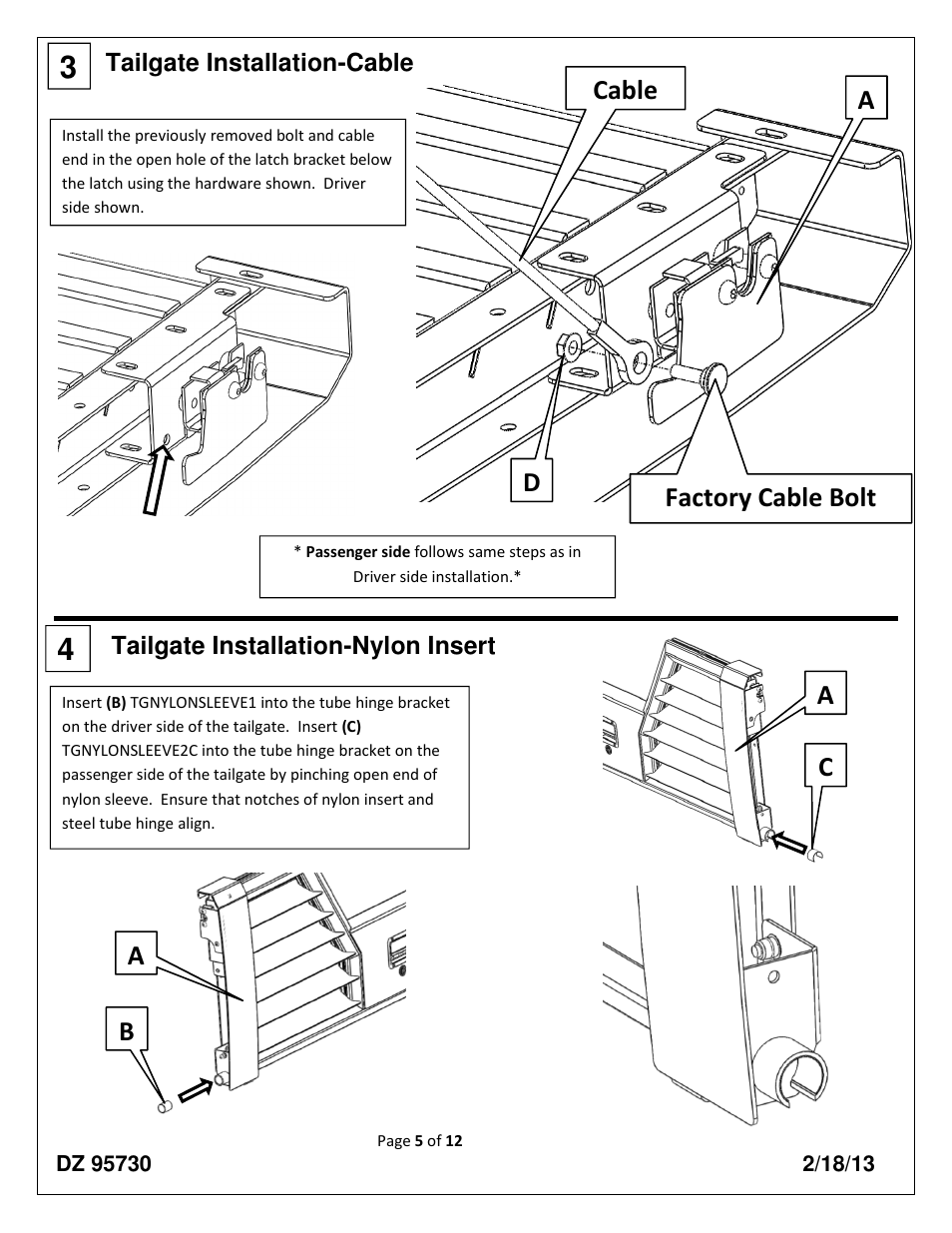 Dee Zee DZ95730 User Manual | Page 5 / 12