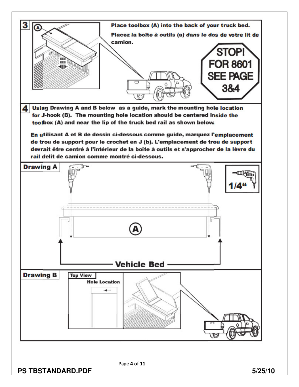 Dee Zee AR8170B User Manual | Page 4 / 13