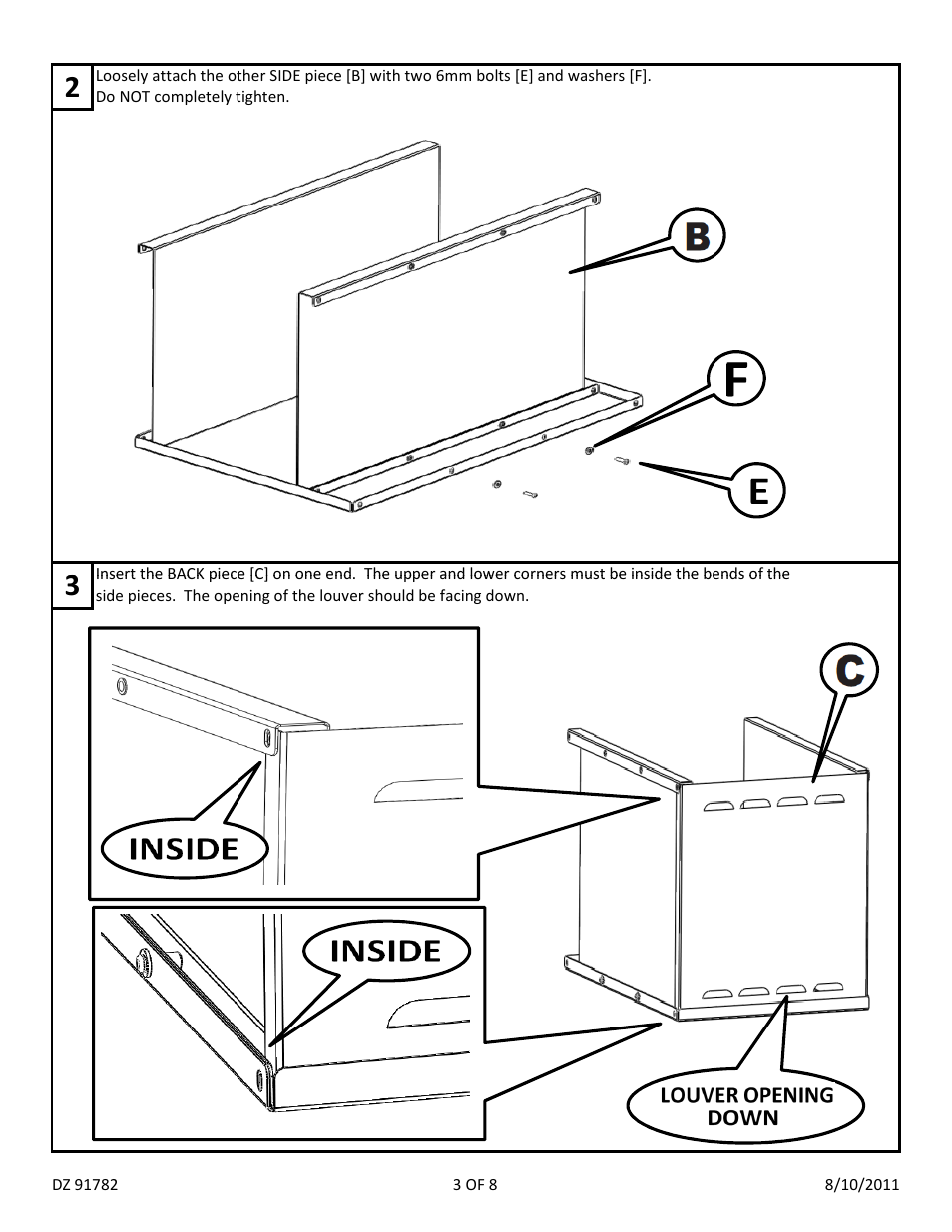 Dee Zee DZ91782 User Manual | Page 4 / 9