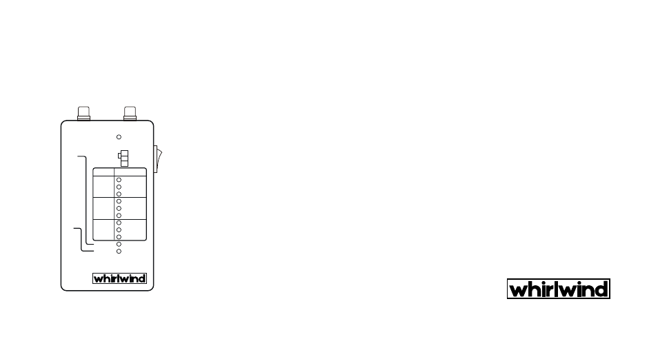 Whirlwind Tester 2 User Manual | 2 pages