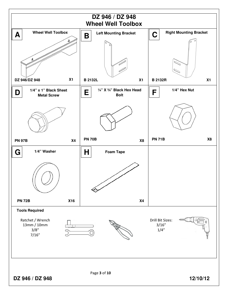 Dee Zee DZ948 User Manual | Page 3 / 10