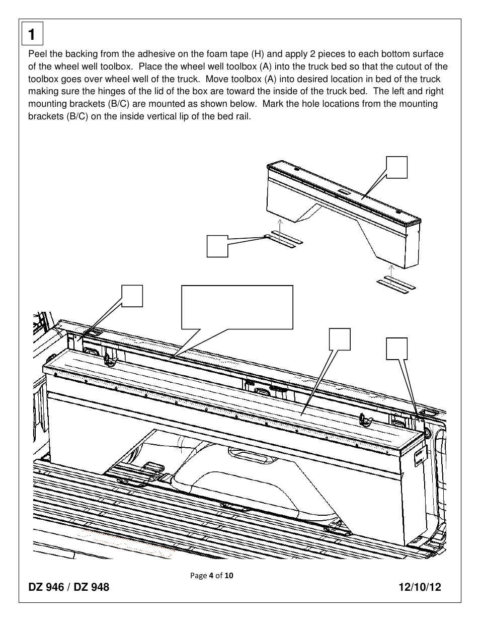 Dee Zee DZ948 User Manual | Page 4 / 10