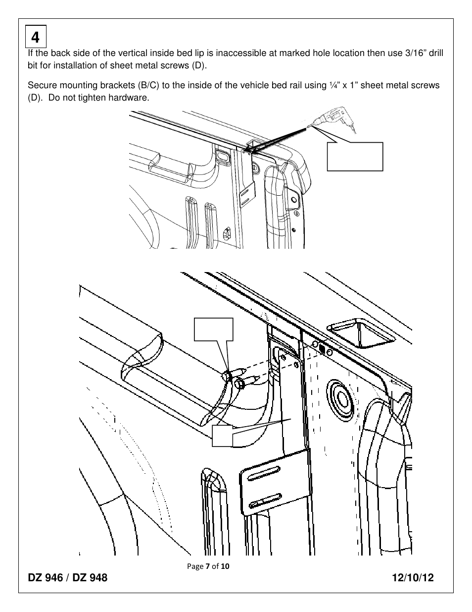 Dee Zee DZ948 User Manual | Page 7 / 10