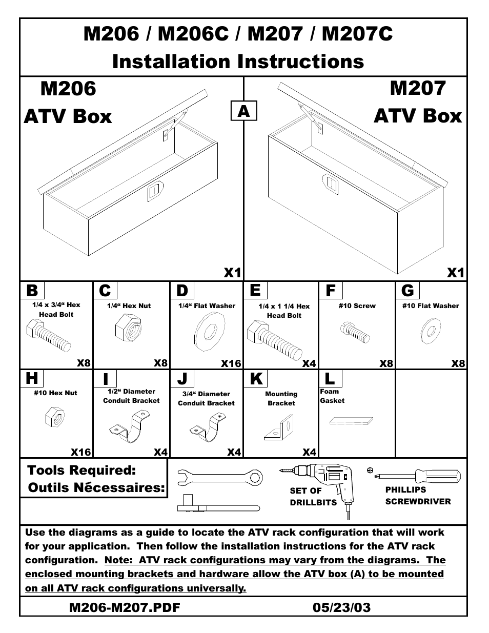 Dee Zee AR207B User Manual | Page 2 / 6