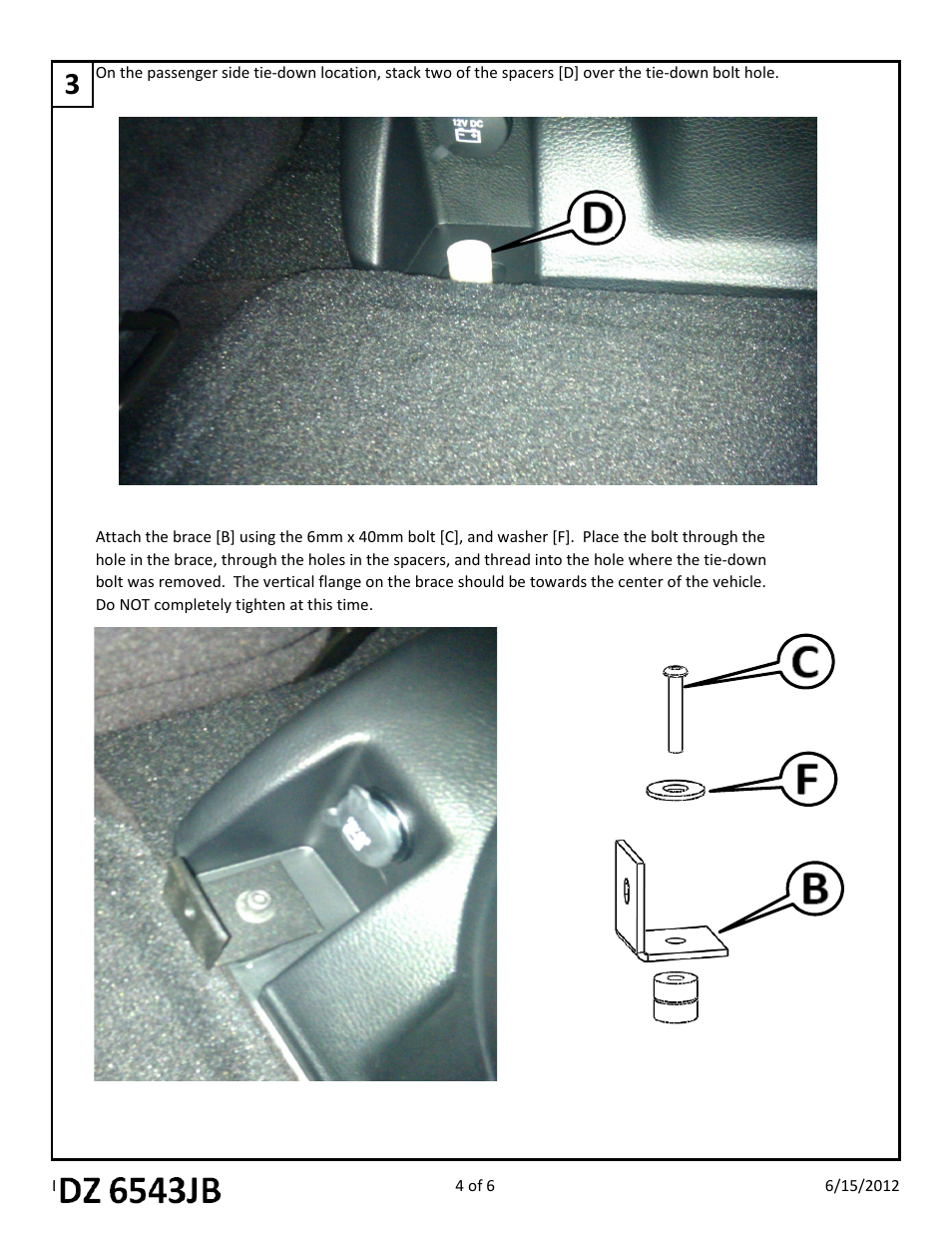 Dee Zee DZ6534JWB User Manual | Page 5 / 7