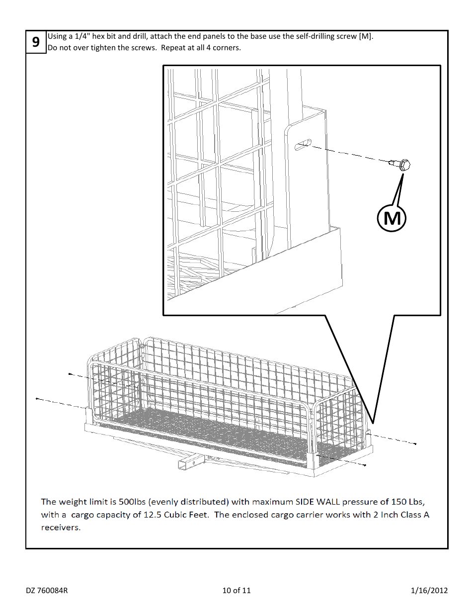 Dee Zee DZ760091 User Manual | Page 10 / 11