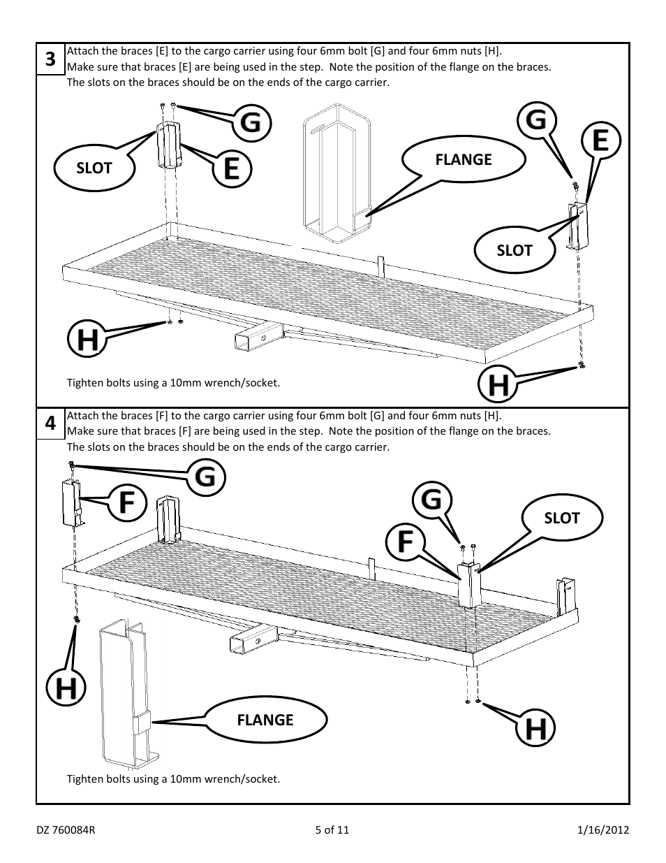 Dee Zee DZ760091 User Manual | Page 5 / 11