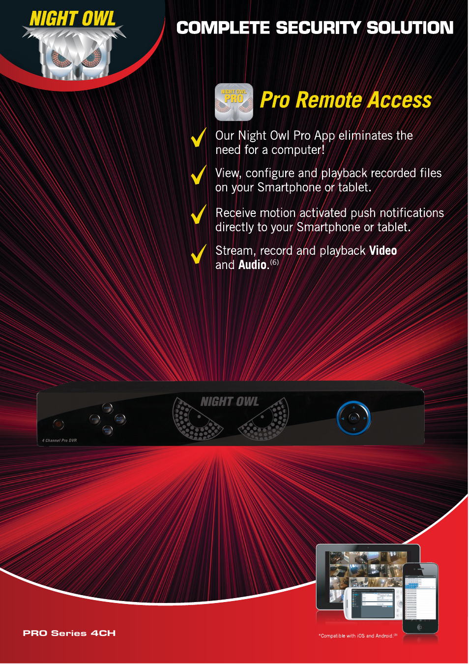 Night Owl PE-DVR4 user manual User Manual | 124 pages