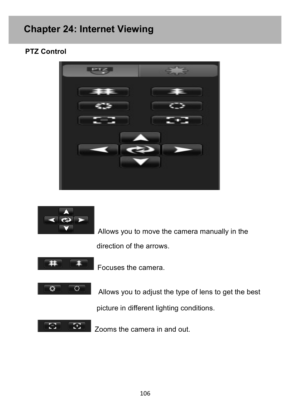 Chapter 24: internet viewing | Night Owl PE-DVR4 user manual User Manual | Page 106 / 124
