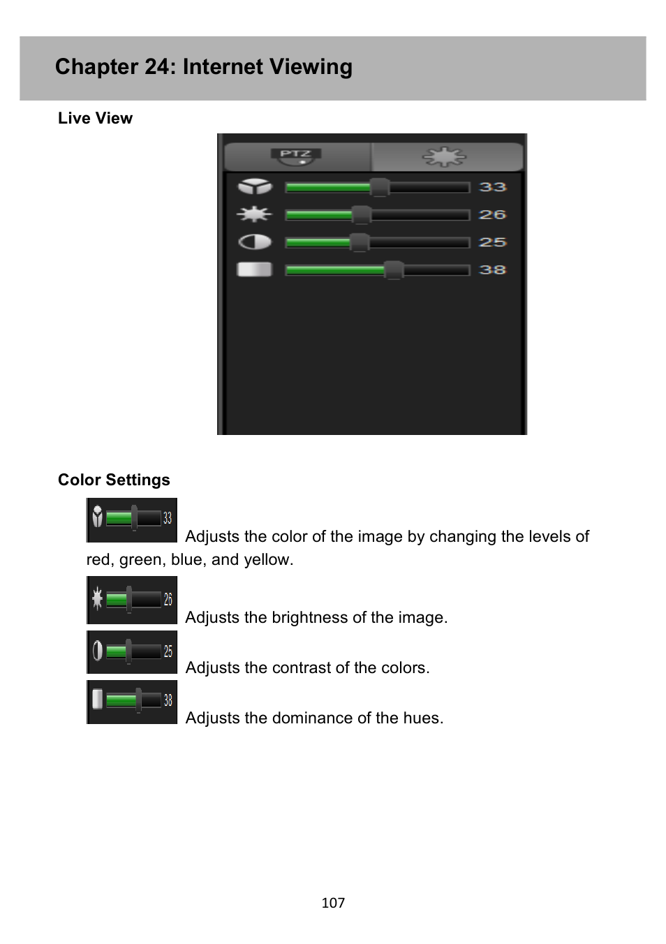 Chapter 24: internet viewing | Night Owl PE-DVR4 user manual User Manual | Page 107 / 124