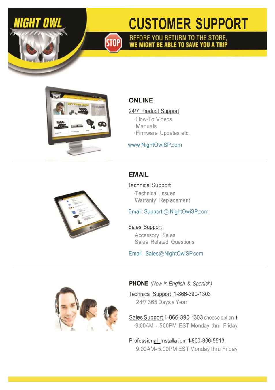 Night Owl PE-DVR4 user manual User Manual | Page 124 / 124