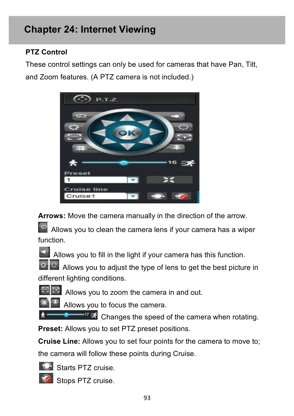 Chapter 24: internet viewing | Night Owl PE-DVR4 user manual User Manual | Page 93 / 124