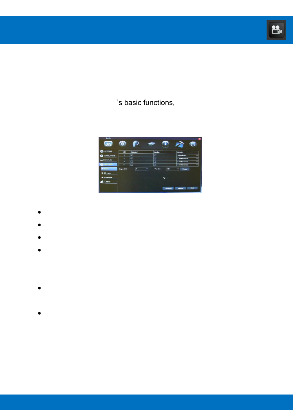 Chapter 14: basic menu | Night Owl BJP-45 User Manual | Page 37 / 125