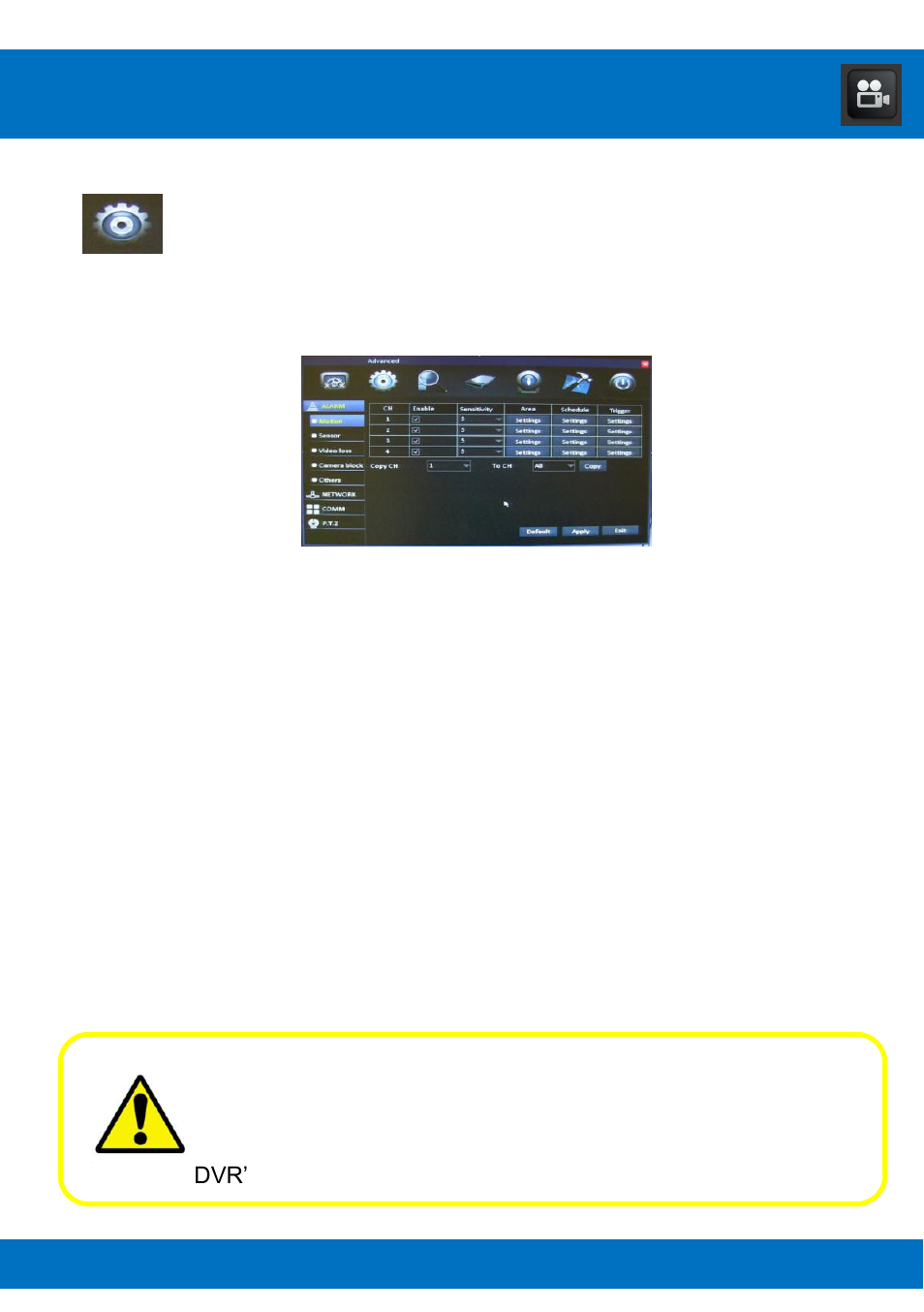 Chapter 15: advanced menu | Night Owl BJP-45 User Manual | Page 44 / 125