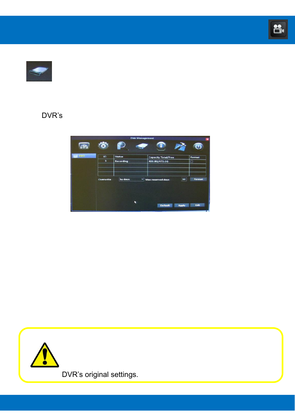 Chapter 17: disk management menu | Night Owl BJP-45 User Manual | Page 64 / 125