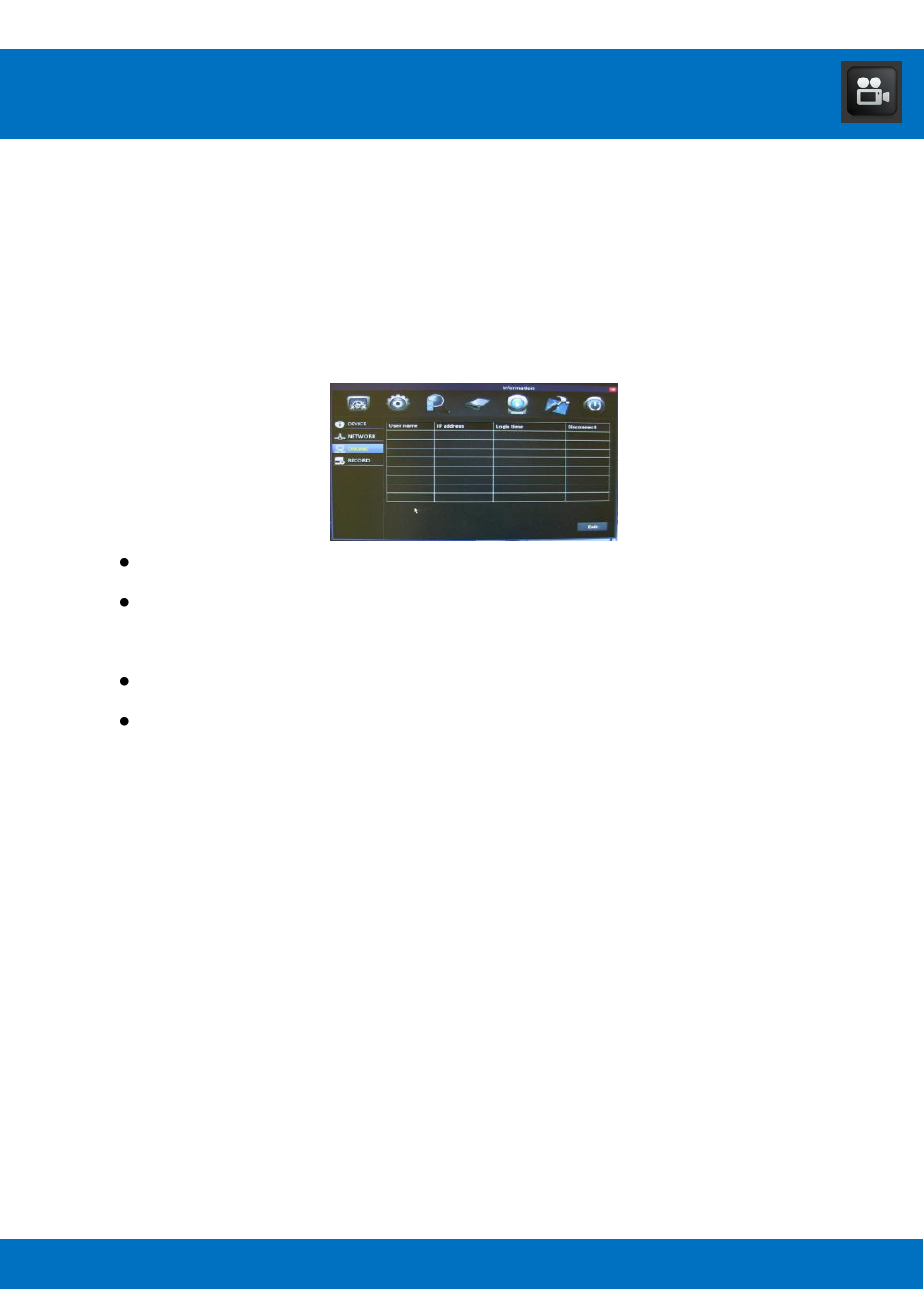Chapter 18: information menu | Night Owl BJP-45 User Manual | Page 70 / 125