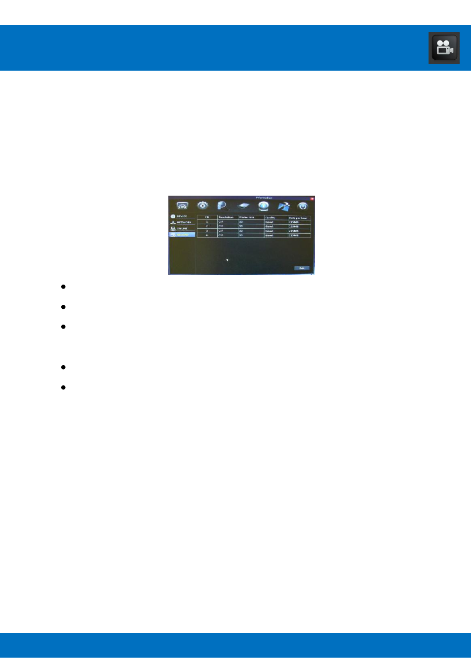 Chapter 18: information menu | Night Owl BJP-45 User Manual | Page 71 / 125
