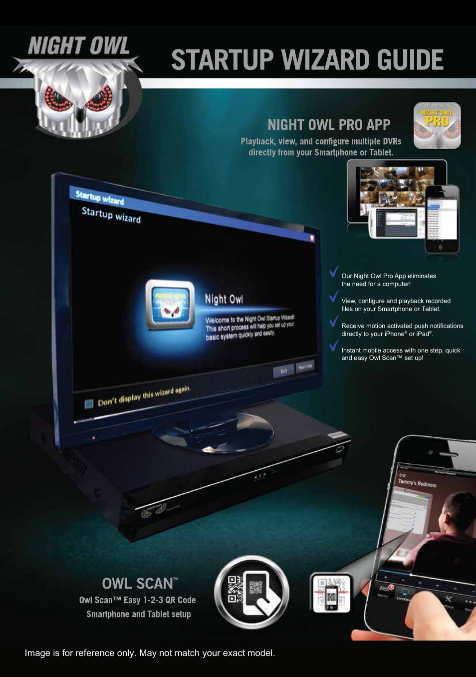 Night Owl X100-DVR16-2TB startup User Manual | 10 pages
