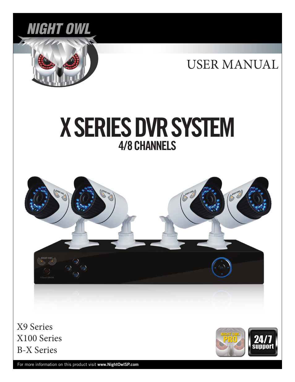 Night Owl X9-88-2TB user manual User Manual | 124 pages