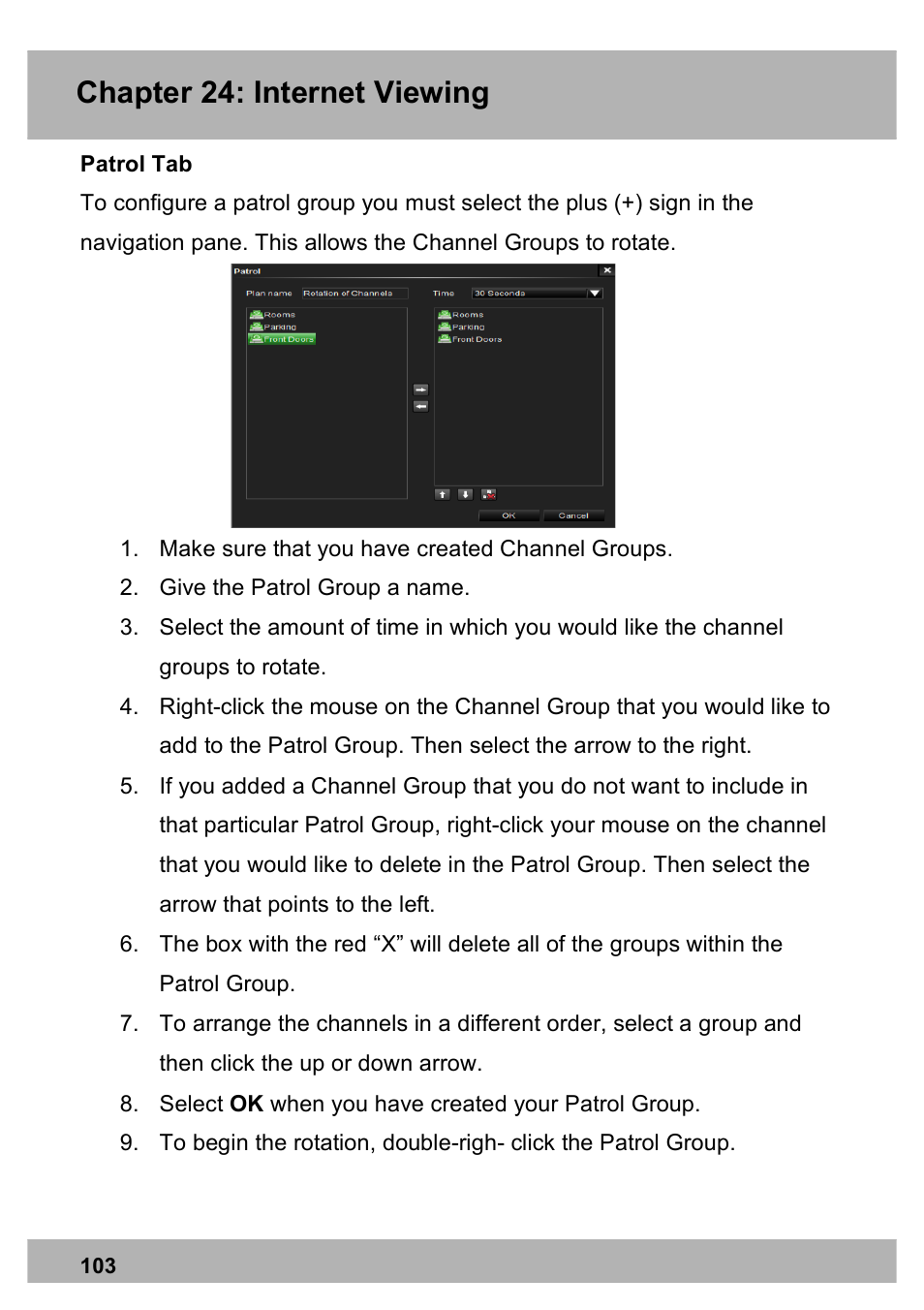 Chapter 24: internet viewing | Night Owl X9-88-2TB user manual User Manual | Page 103 / 124