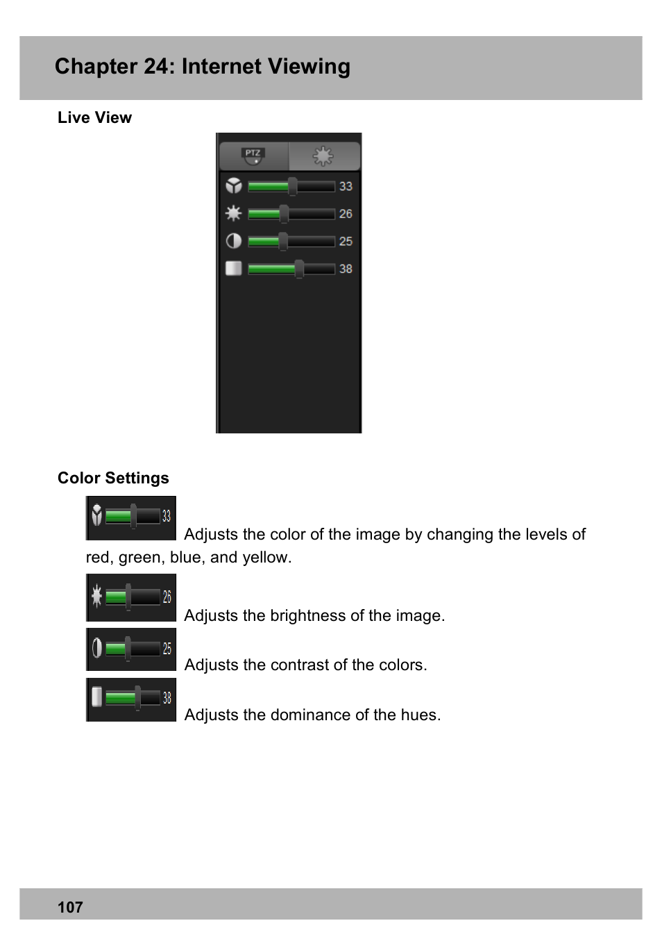 Chapter 24: internet viewing | Night Owl PE-DVR8 user manual User Manual | Page 107 / 124