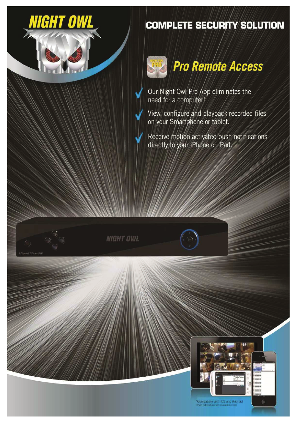 Night Owl PE-DVR16-1TB startup User Manual | 15 pages