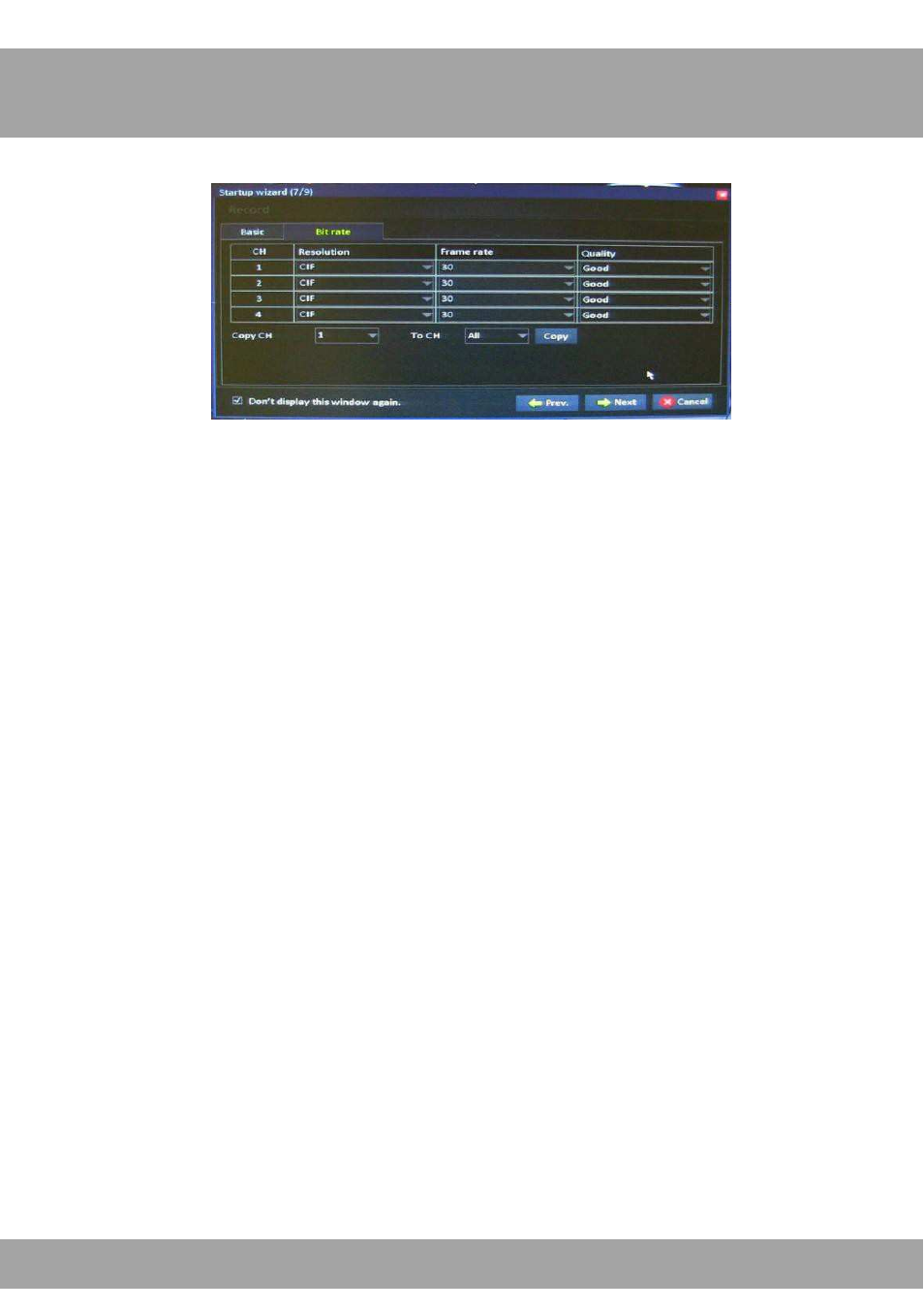 Step 7: record settings (continued) | Night Owl PE-DVR16-1TB startup User Manual | Page 12 / 15