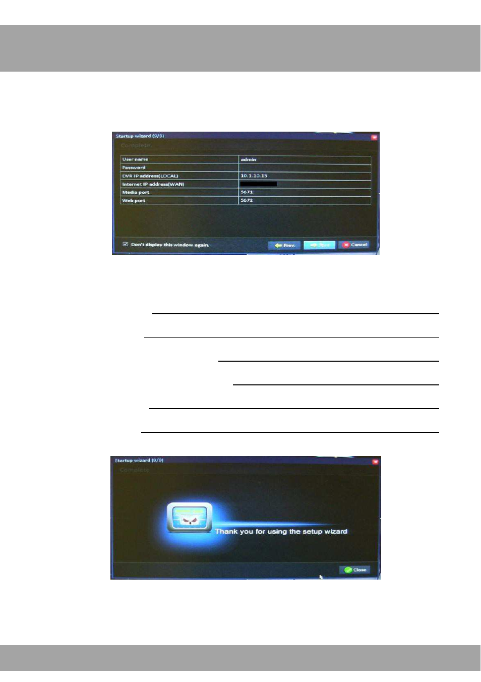 Step 9: complete setup | Night Owl PE-DVR16-1TB startup User Manual | Page 14 / 15
