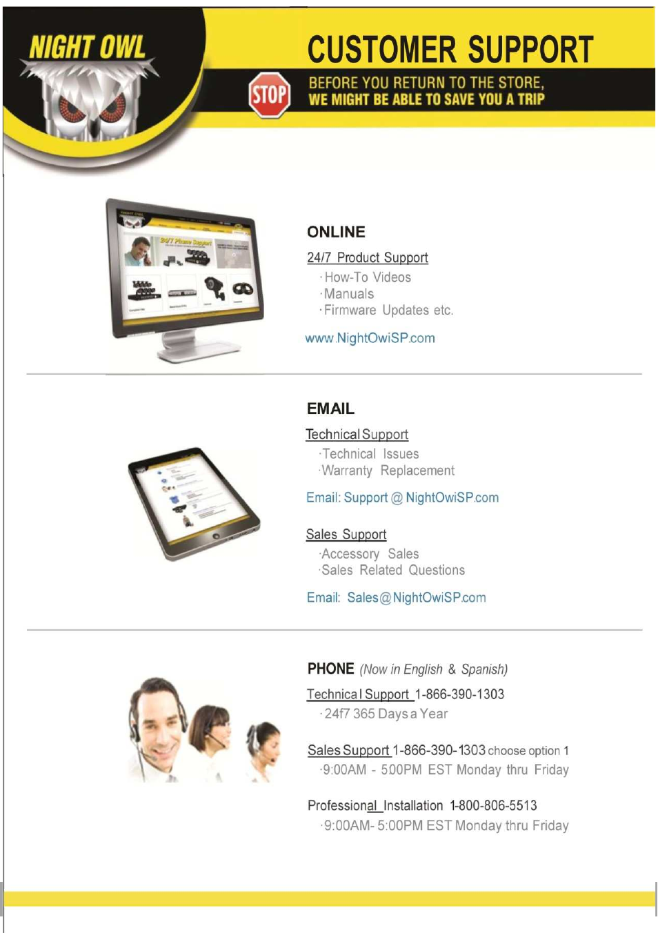 Night Owl PE-DVR16-1TB startup User Manual | Page 15 / 15