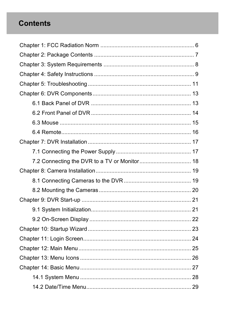 Night Owl PRO-1681TB-2DMA user manual User Manual | Page 2 / 127