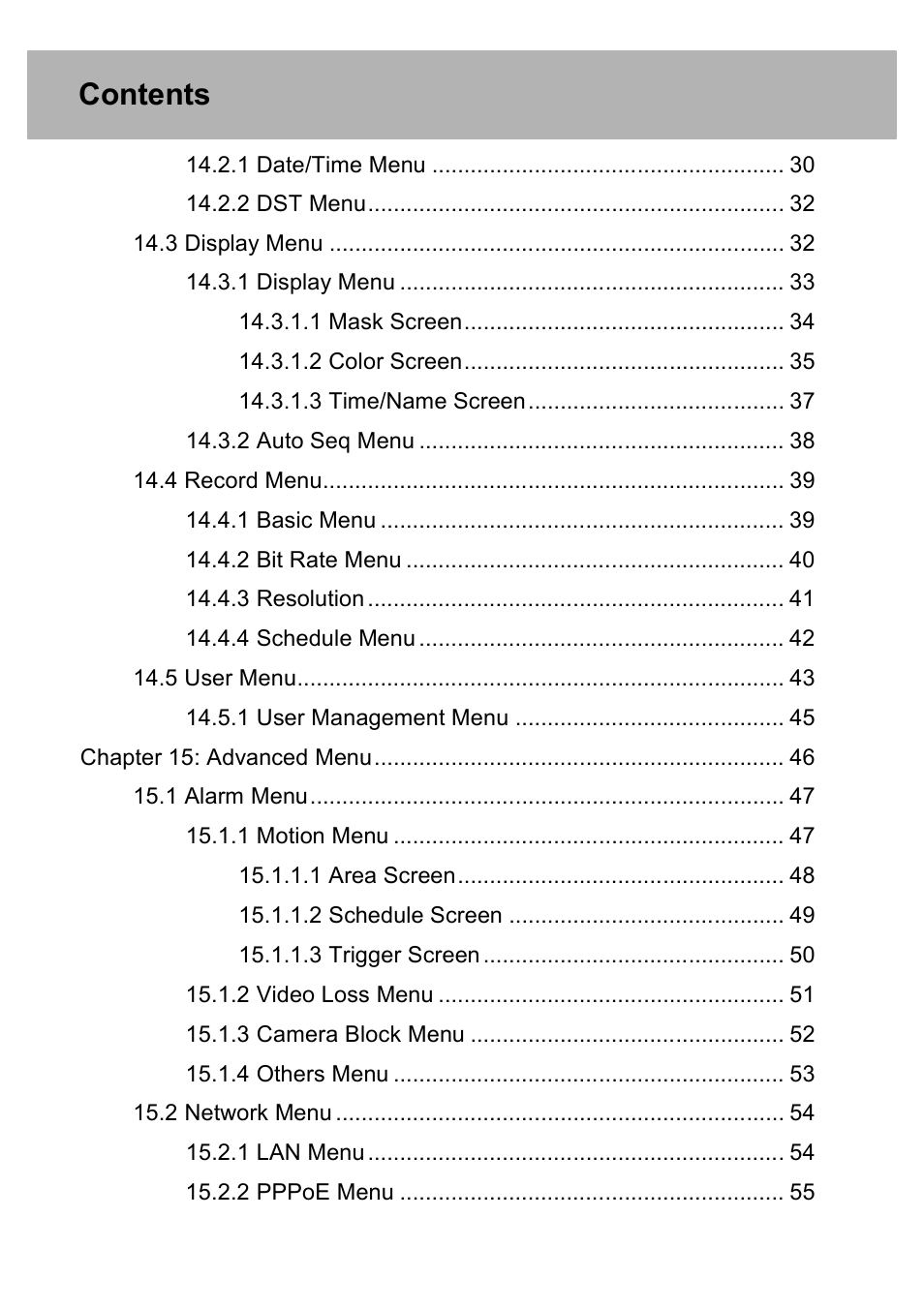 Night Owl PRO-1681TB-2DMA user manual User Manual | Page 3 / 127