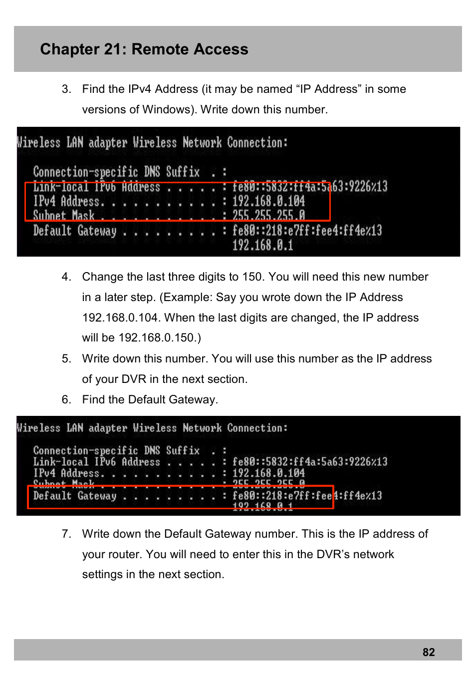 Chapter 21: remote access | Night Owl PRO-1681TB-2DMA user manual User Manual | Page 82 / 127