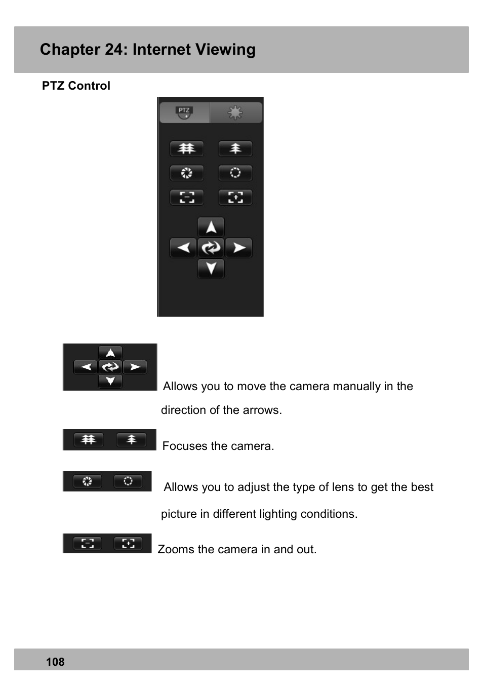 Chapter 24: internet viewing | Night Owl PE-DVR16-1TB user manual User Manual | Page 108 / 126