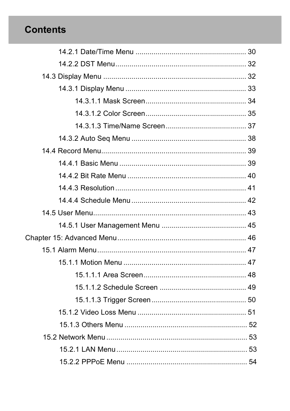Night Owl PE-DVR16-1TB user manual User Manual | Page 3 / 126