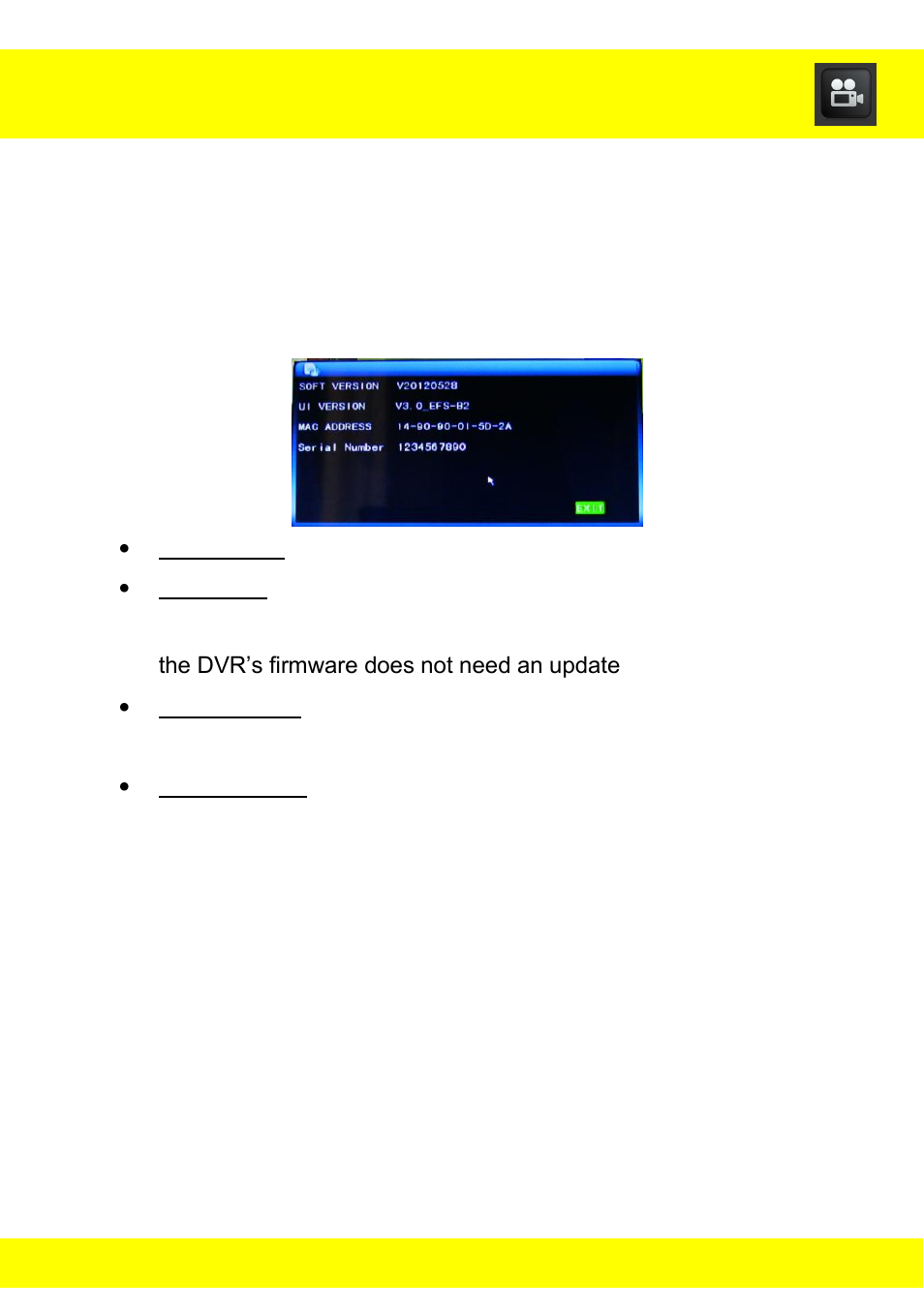 Chapter 12 system menu | Night Owl NODVR108-500GB User Manual | Page 32 / 109