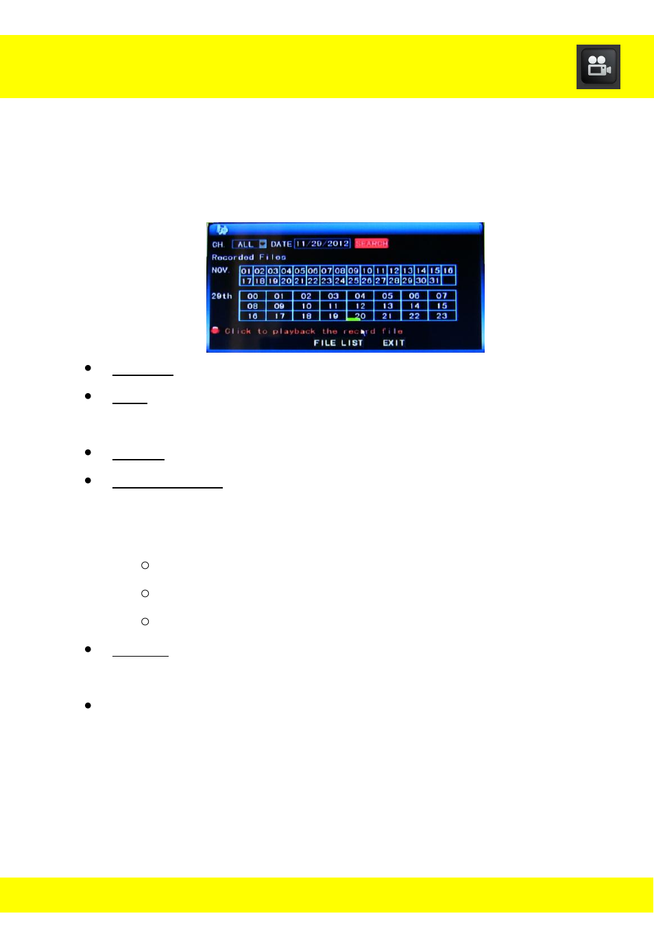 Chapter 14 playback menu | Night Owl NODVR108-500GB User Manual | Page 40 / 109
