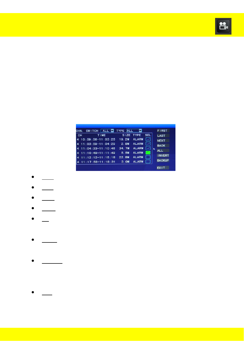 Chapter 14 playback menu | Night Owl NODVR108-500GB User Manual | Page 42 / 109