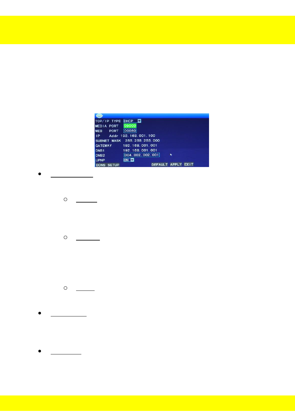 Chapter 17 network menu | Night Owl NODVR108-500GB User Manual | Page 51 / 109