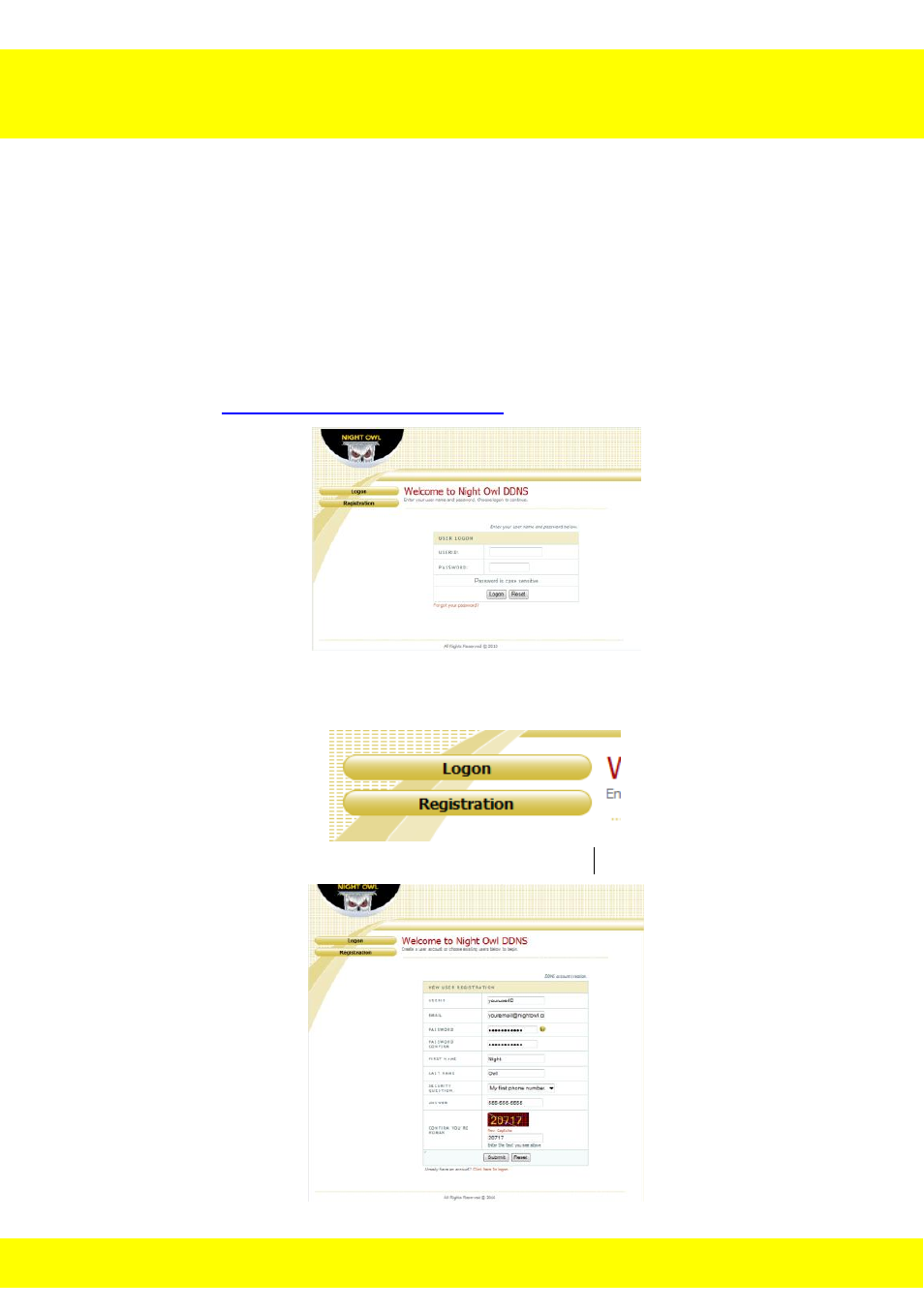 Chapter 20 ddns registration | Night Owl NODVR108-500GB User Manual | Page 66 / 109