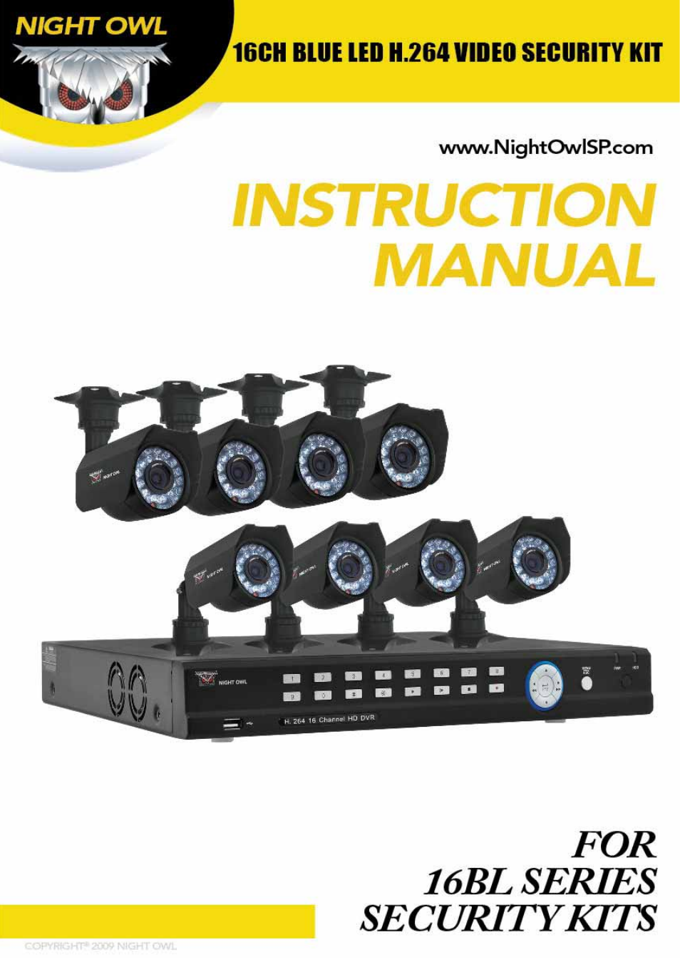 Night Owl 16BL-85GB User Manual | 51 pages