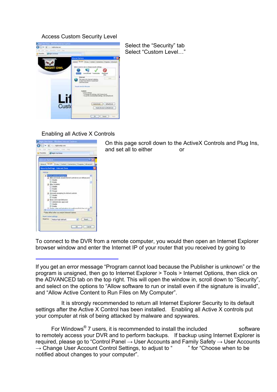 Night Owl 4BL-45GB User Manual | Page 27 / 52