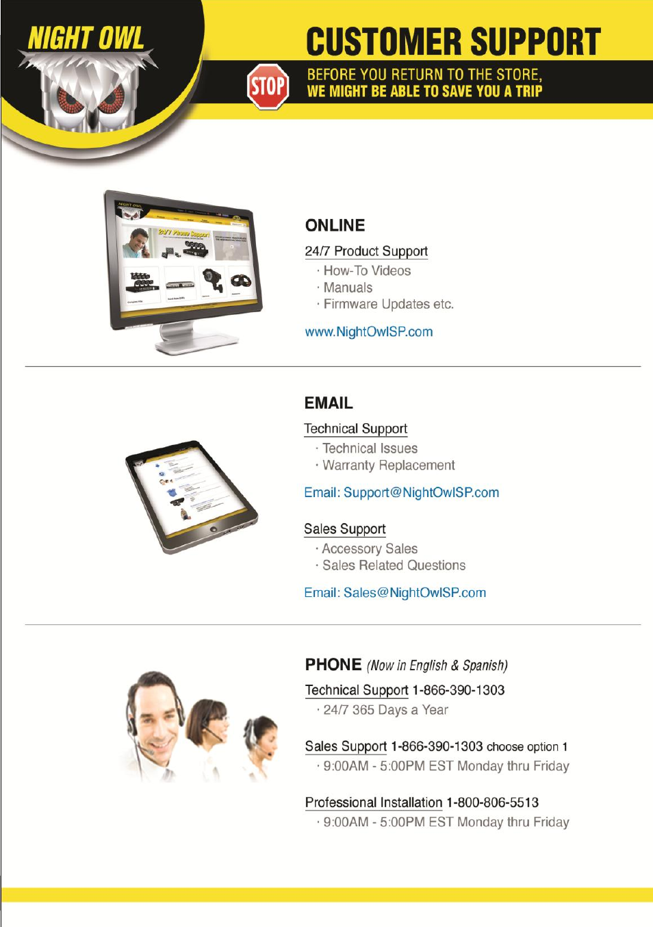 Night Owl ADV1-168500 user manual User Manual | Page 124 / 124