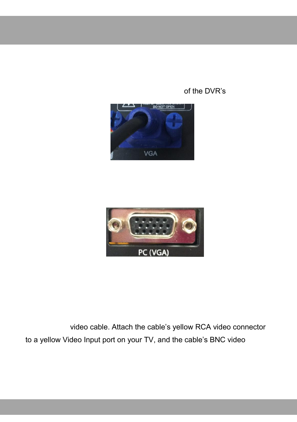 Chapter 7: dvr installation | Night Owl ADV1-168500 user manual User Manual | Page 19 / 124