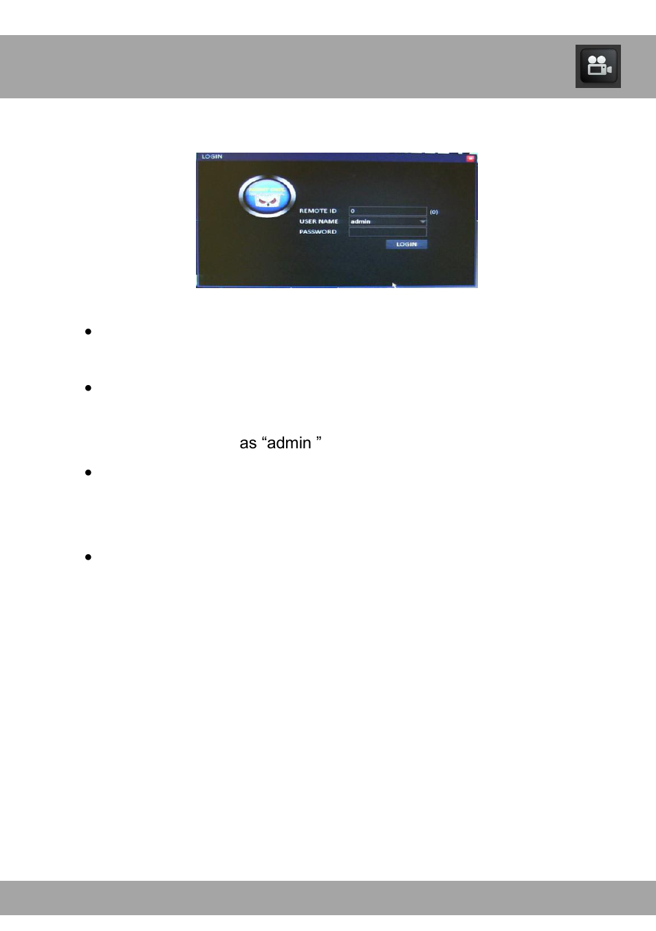 Chapter 11: login screen | Night Owl ADV1-168500 user manual User Manual | Page 25 / 124