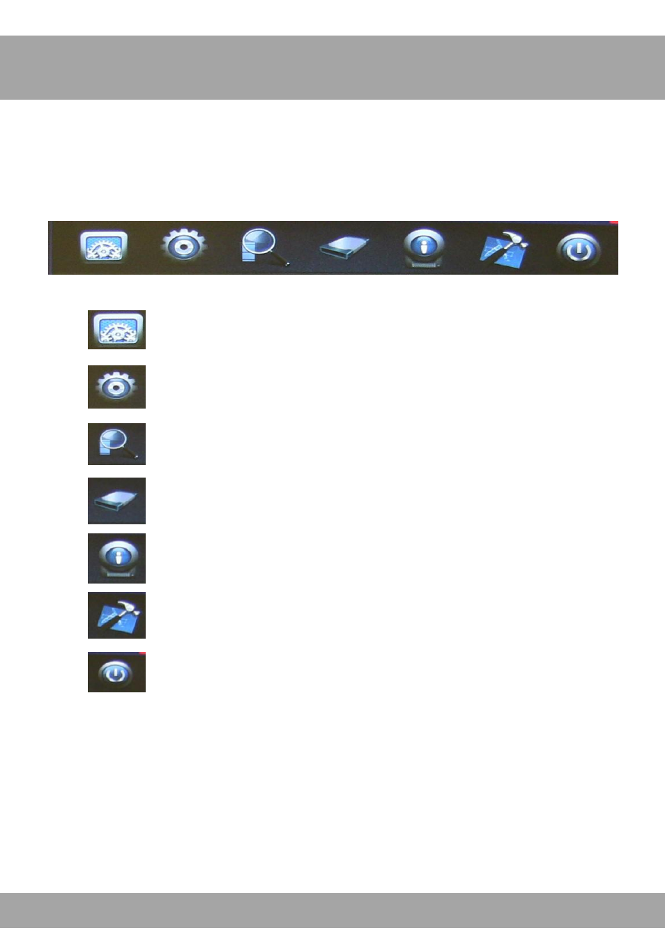 Chapter 13: menu icons | Night Owl ADV1-168500 user manual User Manual | Page 27 / 124